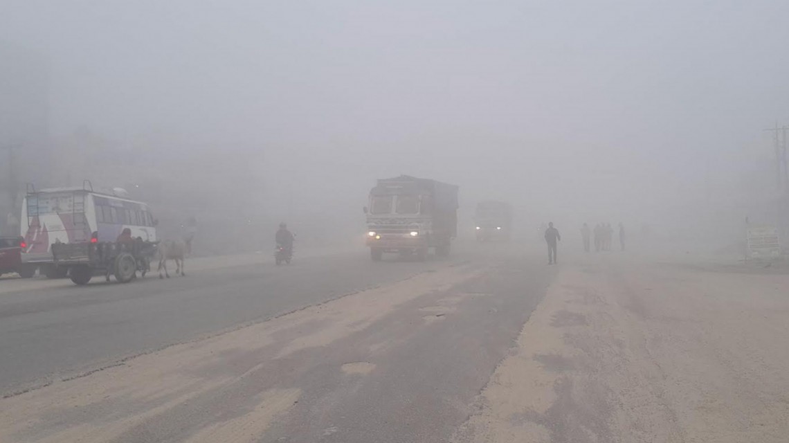 बाँकेमा बढ्दो चिसो, शीतलहरको जोखिम बढ्यो