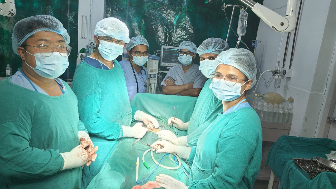 महाकाली प्रादेशिक अस्पतालमा पाठेघर निकाल्ने सफल शल्यक्रिया