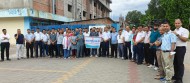 सङ्घको घोषणा अन्तर्गत भरतपुर अस्पतालमा चिकित्सकको धर्ना