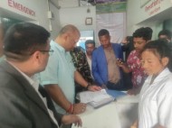 राजविराजका अस्पतालमा मुख्यमन्त्रीको अनुगमन, दुई अस्पताल कारबाहीमा