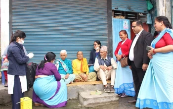 दीर्घरोगी, अशक्त र विपन्न परिवारका सदस्यलाई घरमै पुगेर स्वास्थ्य सेवा