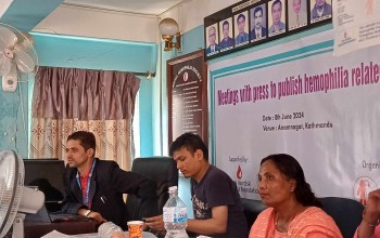 उपलब्ध गराएको उपकरण संचालन नआउँदा हिमोफिलियाका विरामी पहिचान गर्न समस्या