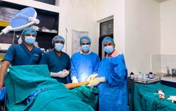 दैलेखको दुल्लुमा विशेषज्ञ स्वास्थ्य शिविर, एक हजार बढी लाभान्वित