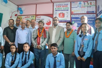विद्यार्थीको स्वास्थ्य सुरक्षामा निसर्गको पहल, विद्यालयमै ओआरएससहित प्राथमिक उपचार कक्ष