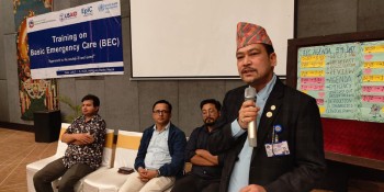 स्वास्थ्य सस्थामा मृत्युदर न्यून गर्न स्वास्थ्यकर्मीलाई तालिम