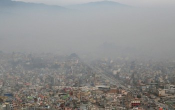 काठमाडौँमा प्रदूषण बढ्यो, मास्क लगाउन आग्रह
