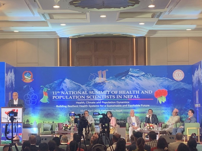 ११ औं शिखर सम्मेलन सुरु :  तथ्य र प्रमाणमा आधारित स्वास्थ्य अनुसन्धान हुन आवश्यक - मन्त्री भट्टराई