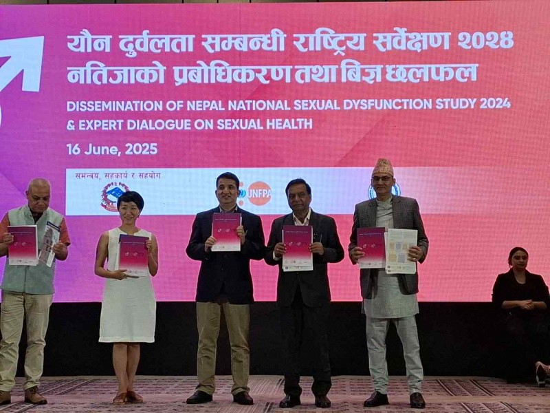 नेपालमा ७२ प्रतिशत पुरुष र ६७ प्रतिशत महिलामा यौन दुर्वलता