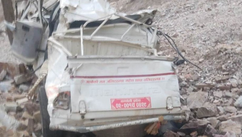 जाजरकोट जीप दुर्घटना अपडेट : मृतकको संख्या १२ पुग्याे