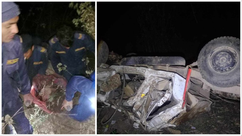 अर्घाखाँचीमा जिप दुर्घटना हुँदा दुई जनाको मृत्यु, दुई जना घाइते