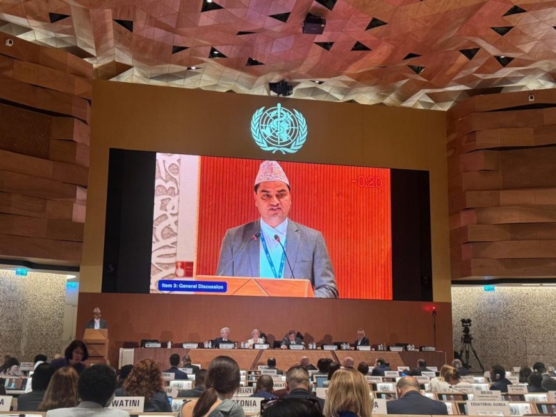 मन्त्री पौडेलले सम्मेलनमा नेपालका तर्फबाट ४ बुँदाहरुमा विश्व समुदायको ध्यानाकर्षण गराए