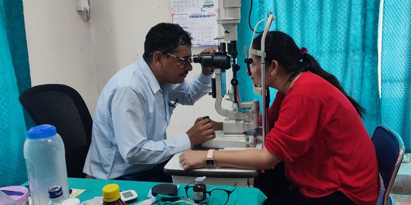 महेन्द्रनगर आँखा अस्पताल भारतीयको पनि उपचार केन्द्र