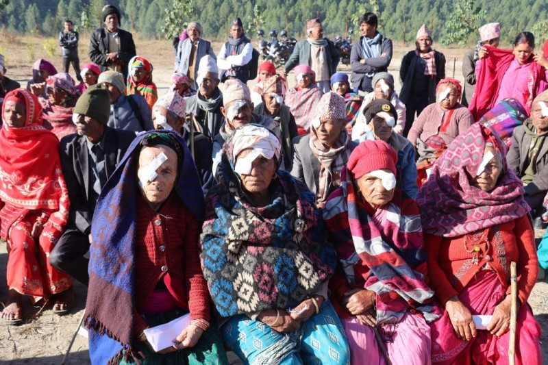 ९२ जनाले गुमेको आँखाको ज्योति पुन पाए