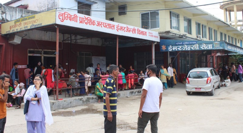 लुम्बिनी प्रादेशिक अस्पतालमा रात्रिकालीन सेवा