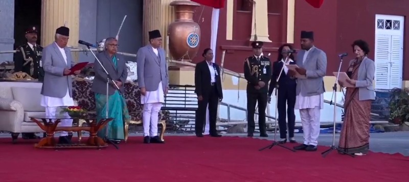 डा. सुधा गौतमले स्वास्थ्य मन्त्रीका रूपमा शपथ ग्रहण