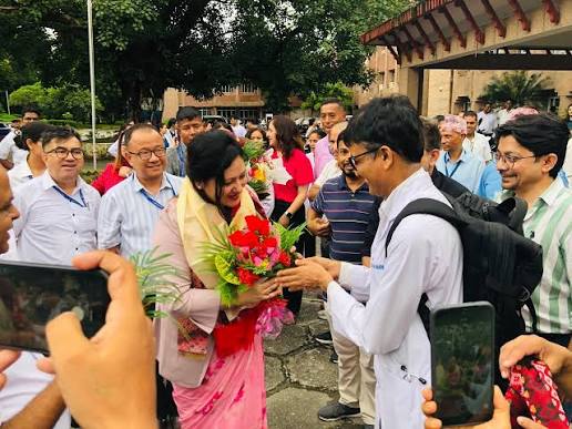 बीपी प्रतिष्ठानमा पहिलो उपकुलपति महिला, प्रा.डा. कार्की गरिन् पदभार ग्रहण