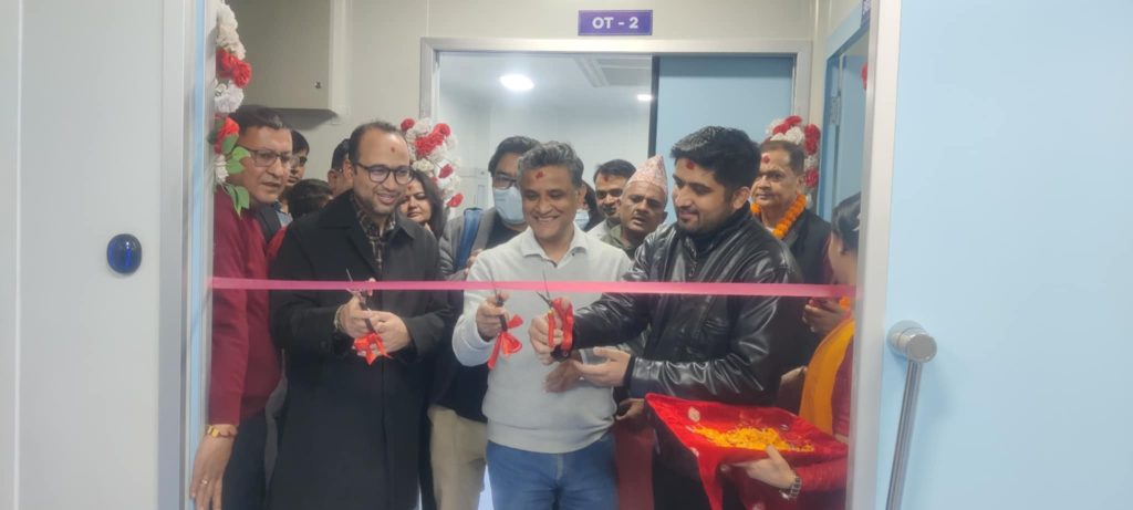 न्यूरो हस्पिटलमा अत्याधुनिक उपकरण जडान गरिएको ‘मोडुलर अपरेशन थिएटर’ सञ्चालन