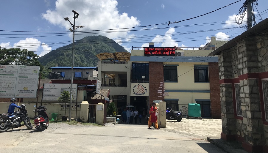 डिजिटल मेडिकल रेकर्ड प्रणाली लागू गर्दै प्रदेश अस्पताल दमौली